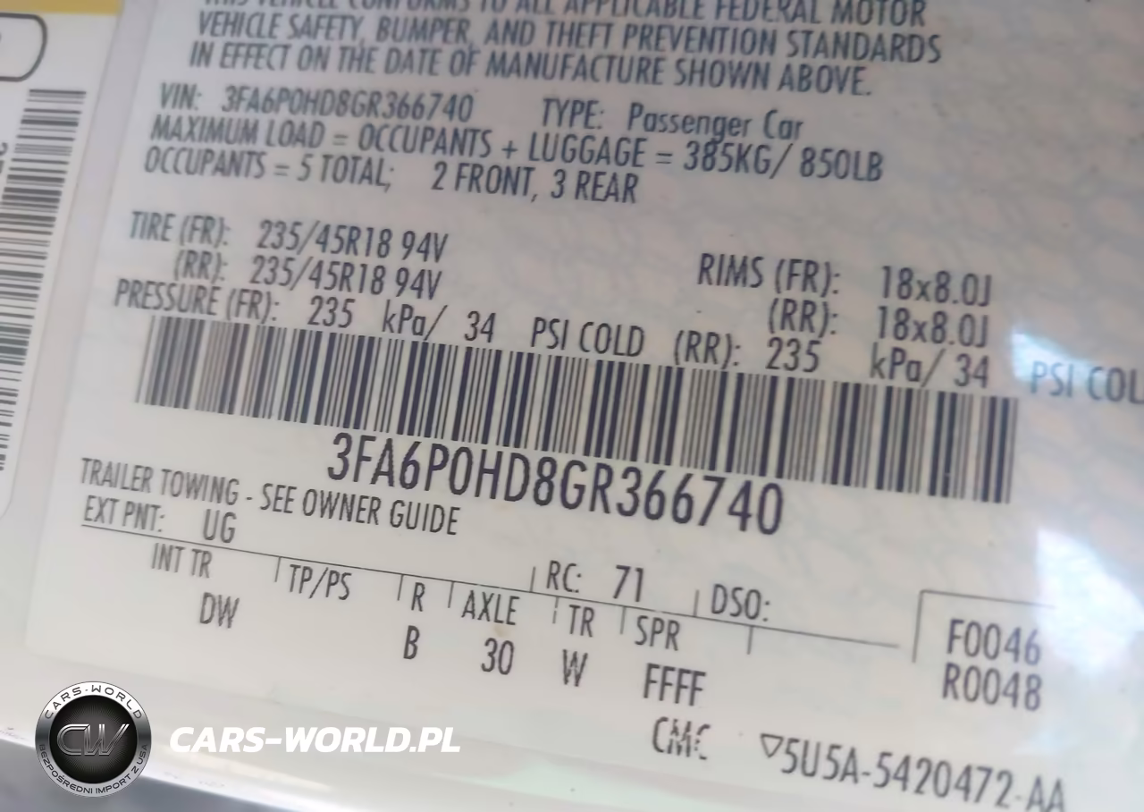2016 Ford Fusion Se VIN:3FA6P0HD8GR366740 - 9