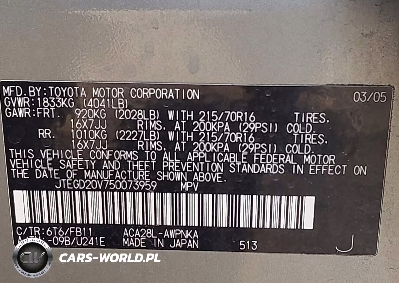 2005 Toyota Rav4 VIN:JTEGD20V750073959 - 9