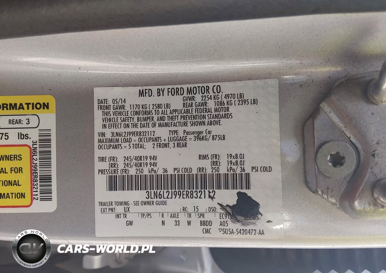 2014 Lincoln Mkz VIN:3LN6L2J99ER832112 - 9