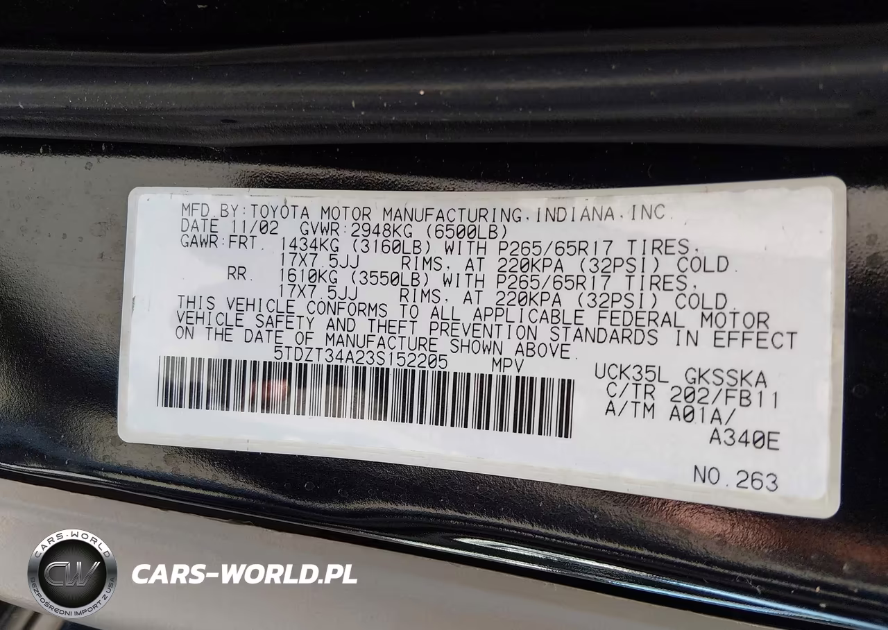 2003 Toyota Sequoia Sr5 VIN:5TDZT34A23S152205 - 12