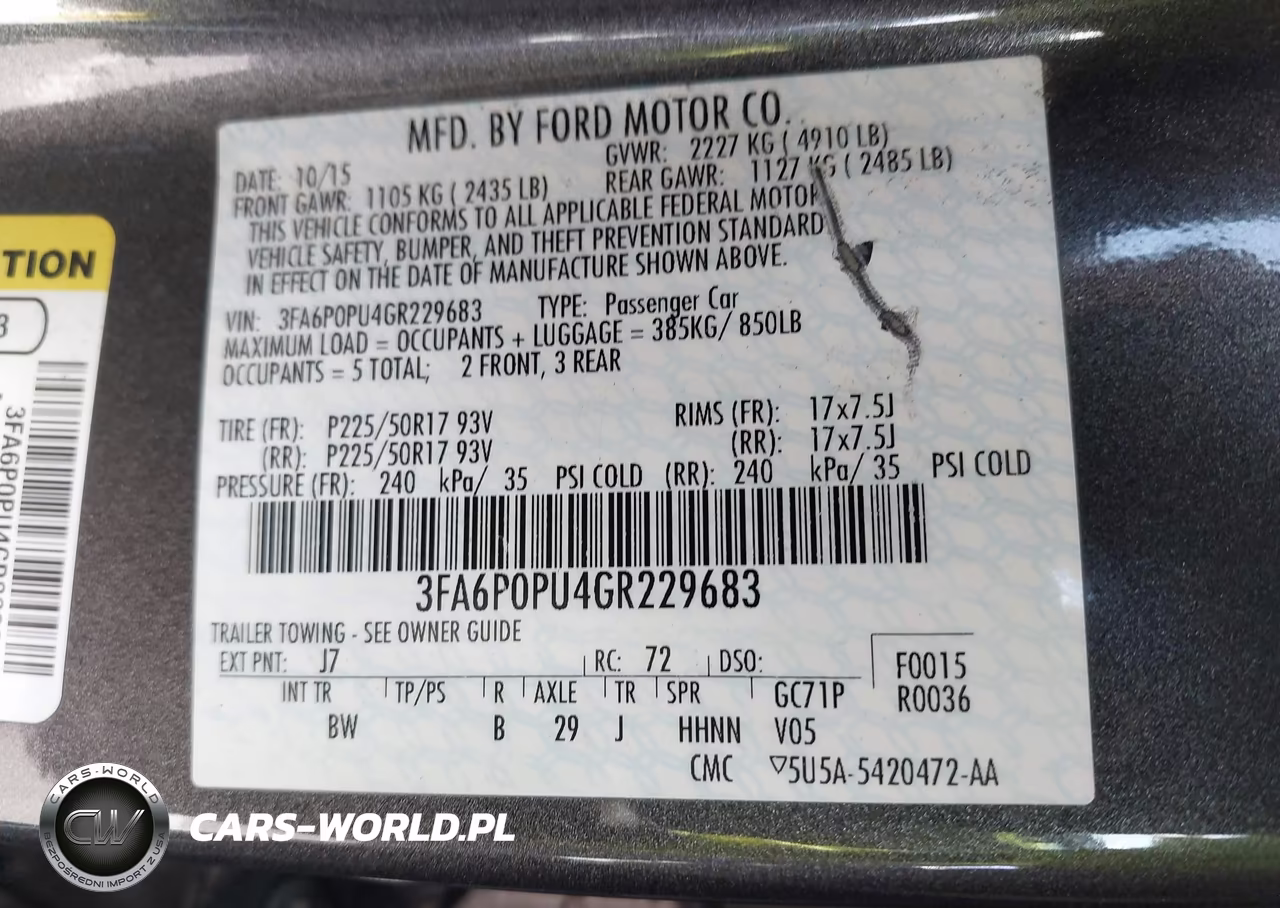 2016 Ford Fusion Energi Se Luxury VIN:3FA6P0PU4GR229683 - 9