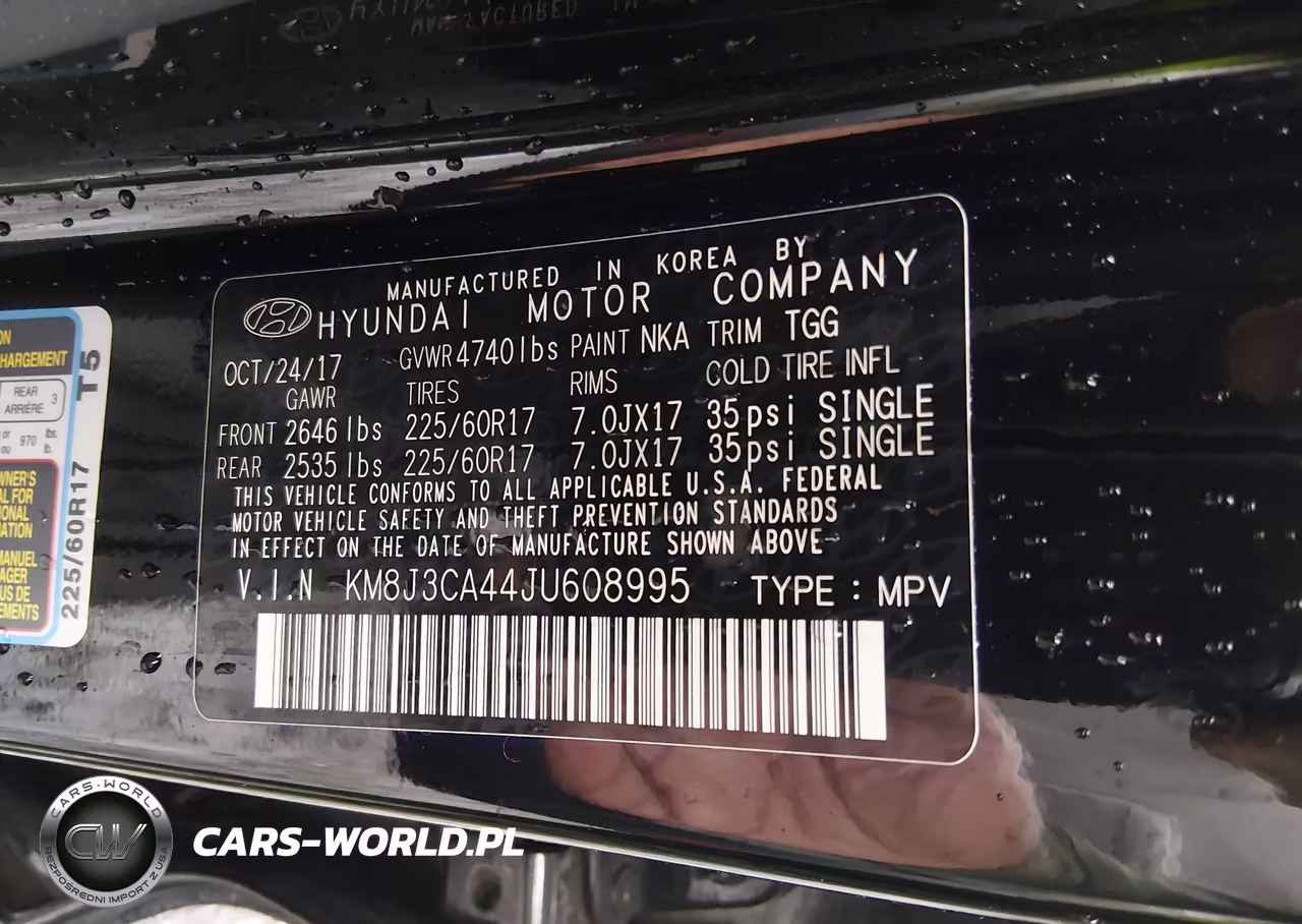 2018 Hyundai Tucson Sel VIN:KM8J3CA44JU608995 - 9