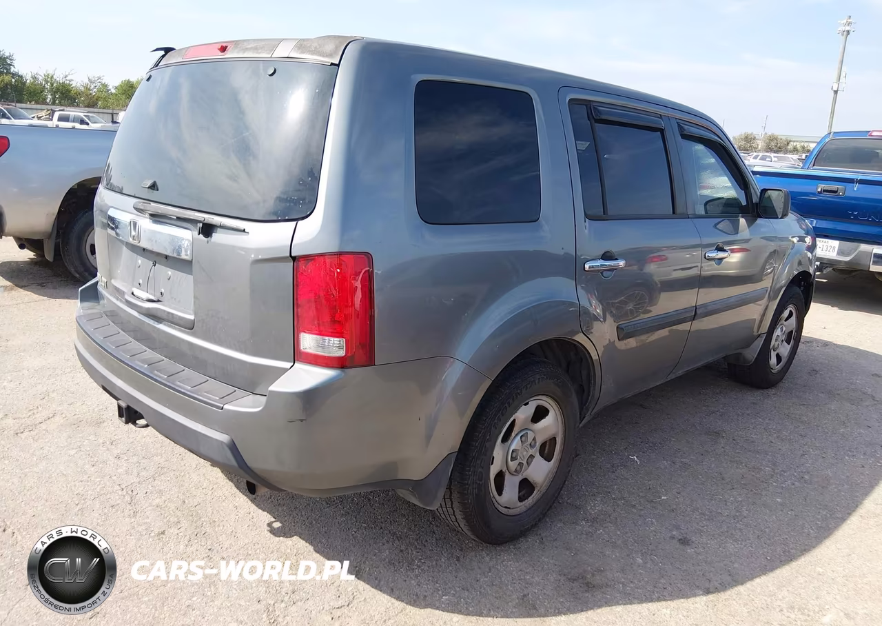 2009 Honda Pilot Lx VIN:5FNYF38209B017419 - 4