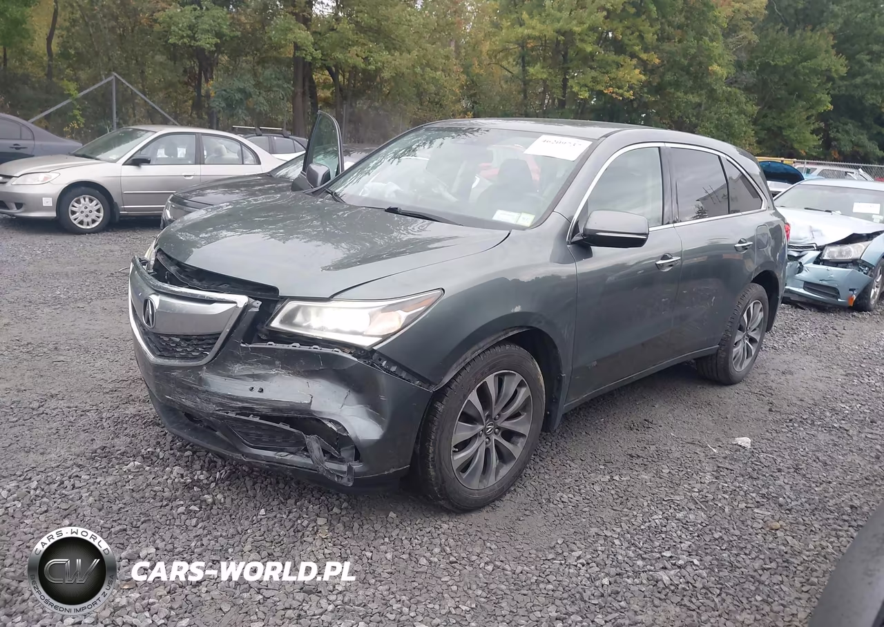 2014 Acura Mdx Technology Package VIN:5FRYD4H42EB031599 - 2