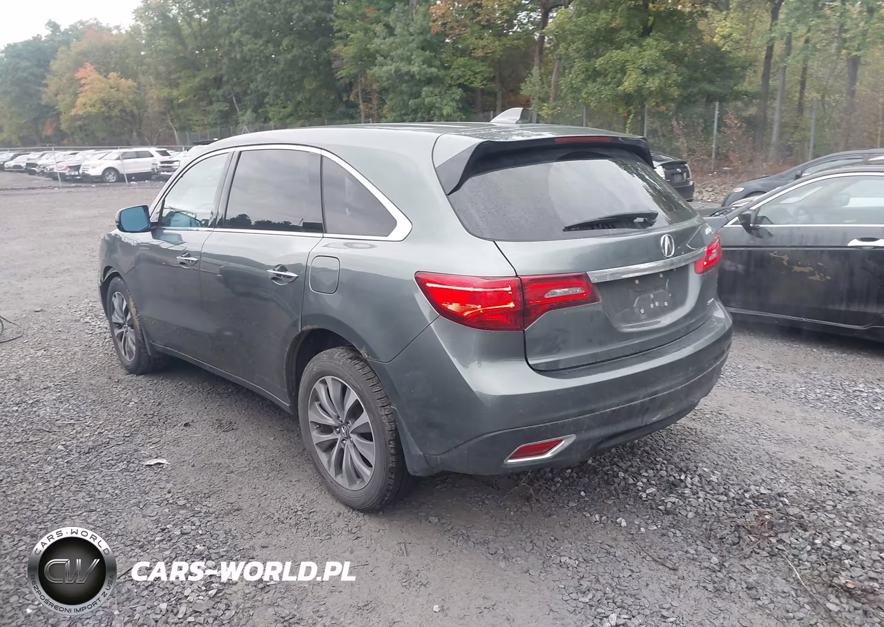 2014 Acura Mdx Technology Package VIN:5FRYD4H42EB031599 - 3