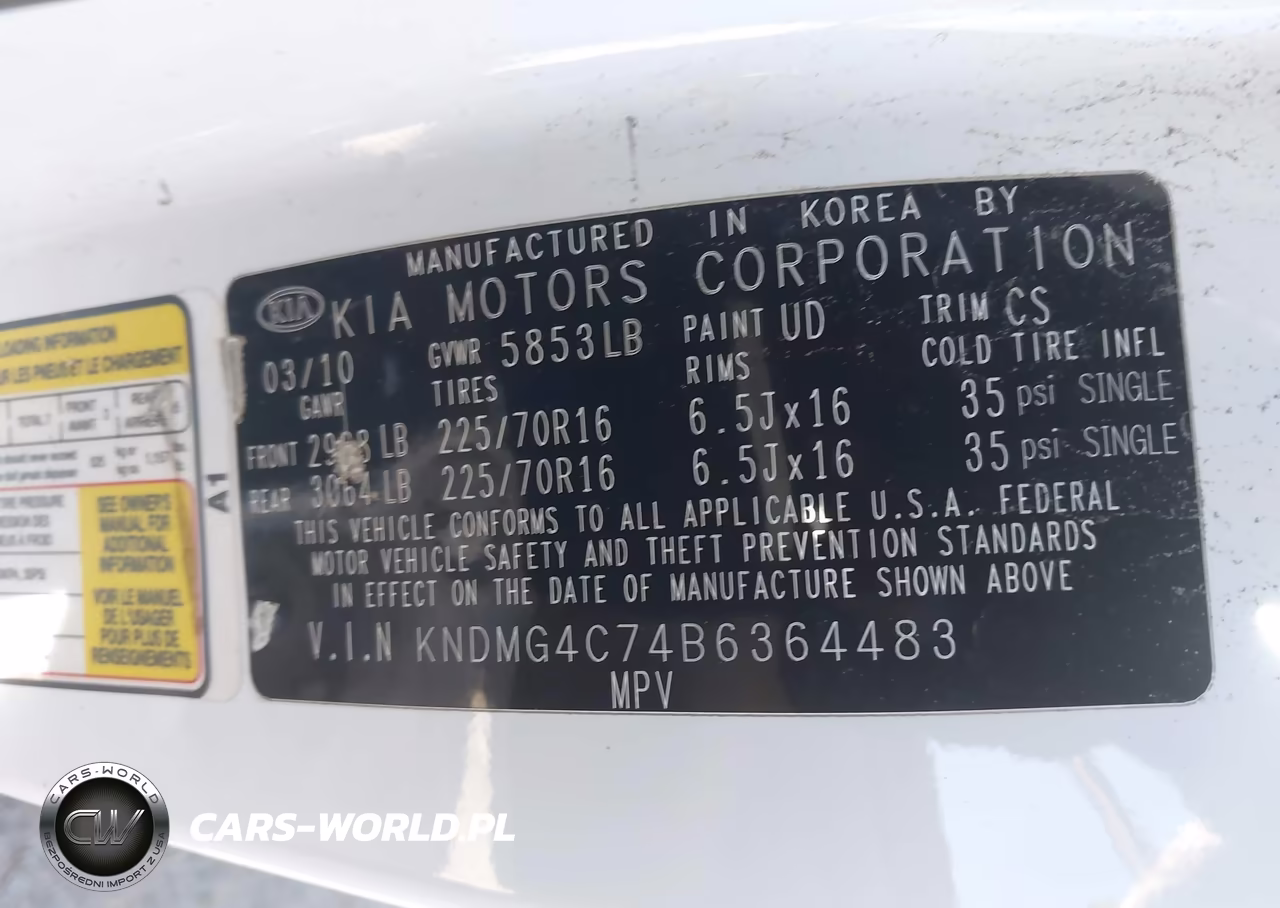 2011 Kia Sedona Lx VIN:KNDMG4C74B6364483 - 9