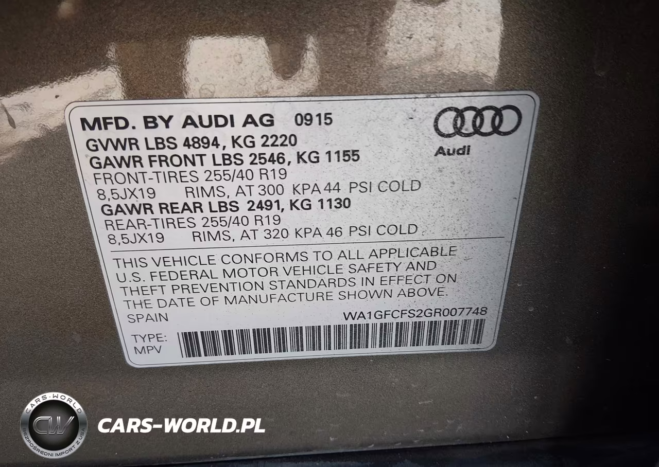 2016 Audi Q3 2.0T Premium Plus VIN:WA1GFCFS2GR007748 - 9