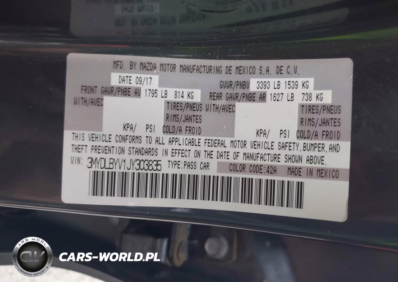 2018 Toyota Yaris Ia VIN:3MYDLBYV1JY303835 - 9