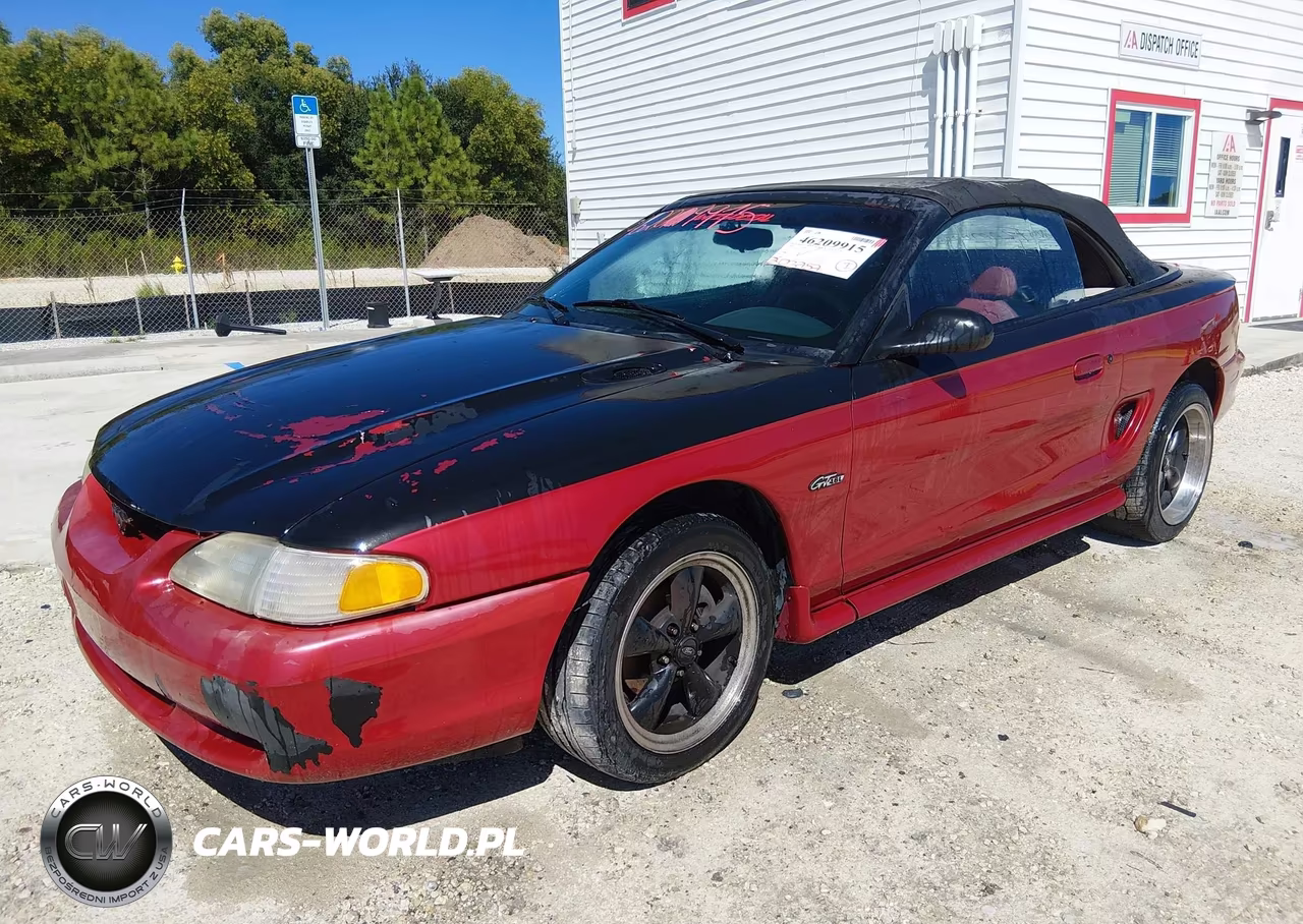 1998 Ford Mustang Gt VIN:1FAFP45X9WF105120 - 2