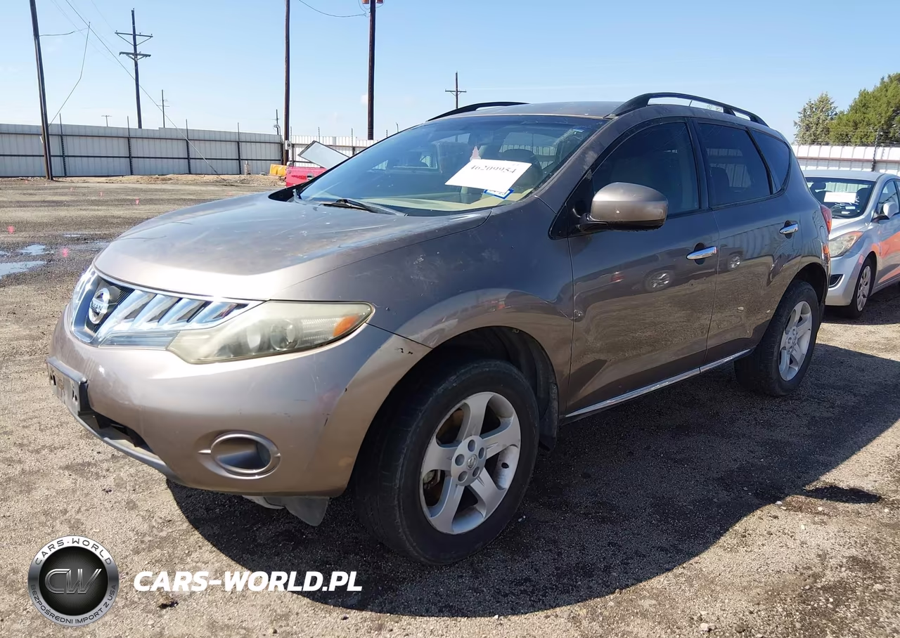 2009 Nissan Murano S VIN:JN8AZ18UX9W030628 - 2