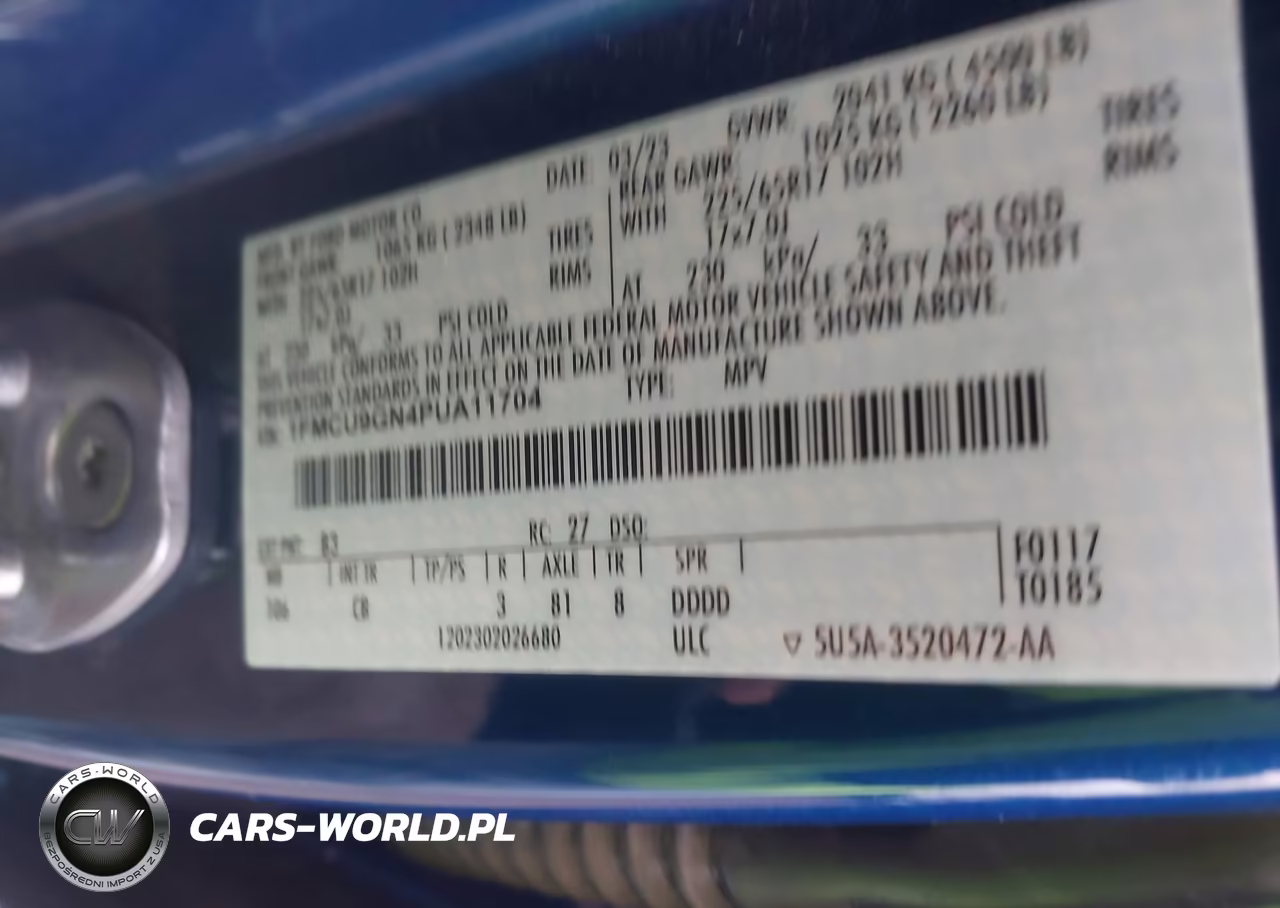 2023 Ford Escape Active VIN:1FMCU9GN4PUA11704 - 9