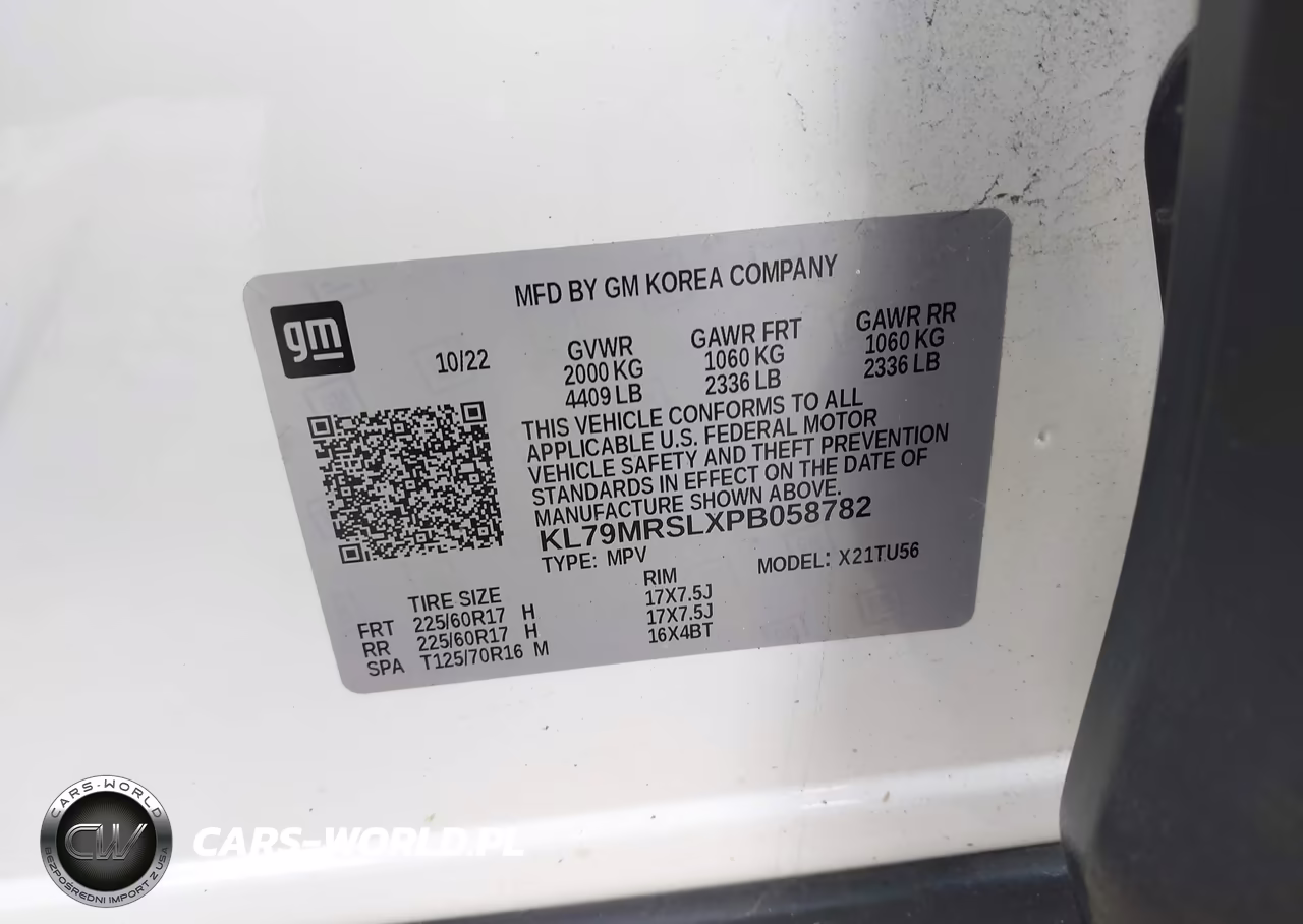 2023 Chevrolet Trailblazer Awd Lt VIN:KL79MRSLXPB058782 - 9