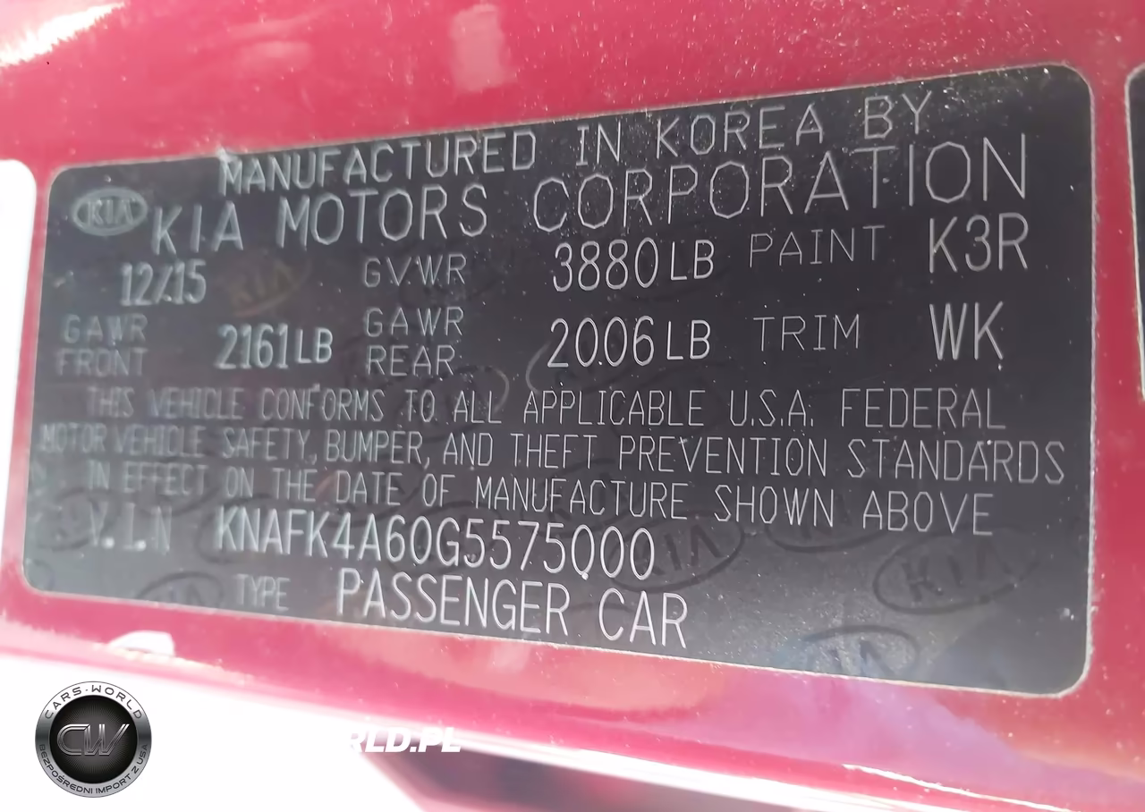 2016 Kia Forte Lx VIN:KNAFK4A60G5575000 - 9