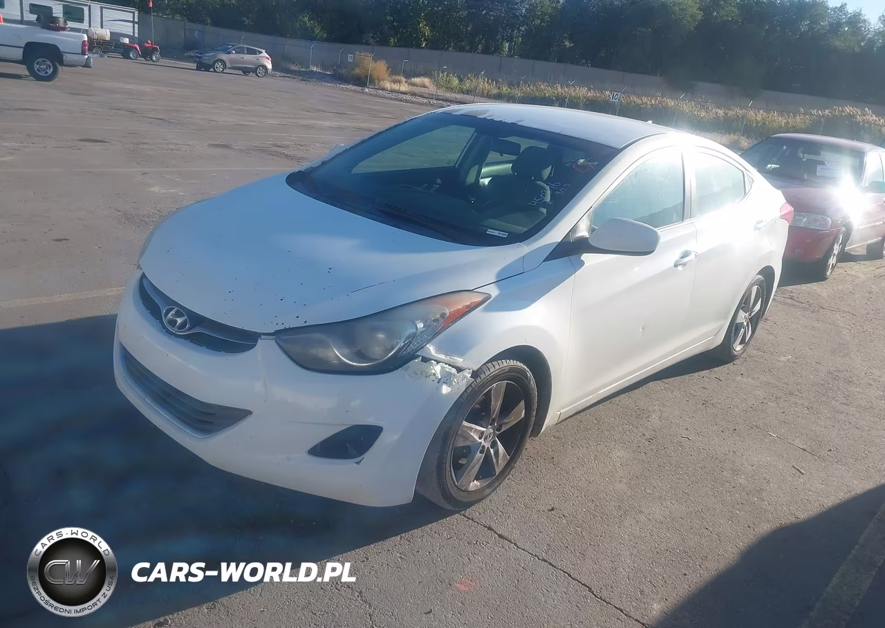 2013 Hyundai Elantra Gls VIN:5NPDH4AE2DH450396 - 2