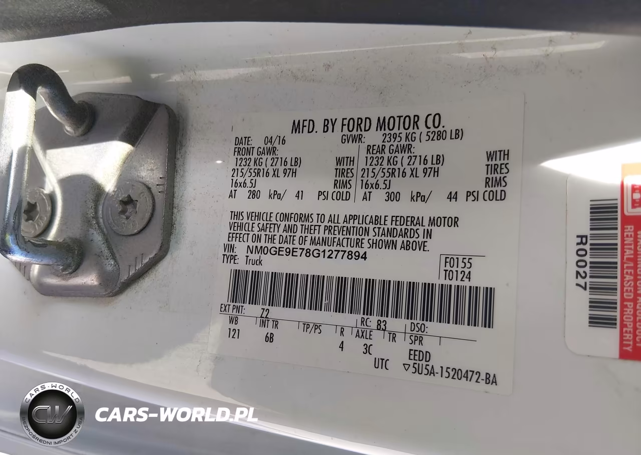 2016 Ford Transit Connect Xl VIN:NM0GE9E78G1277894 - 9