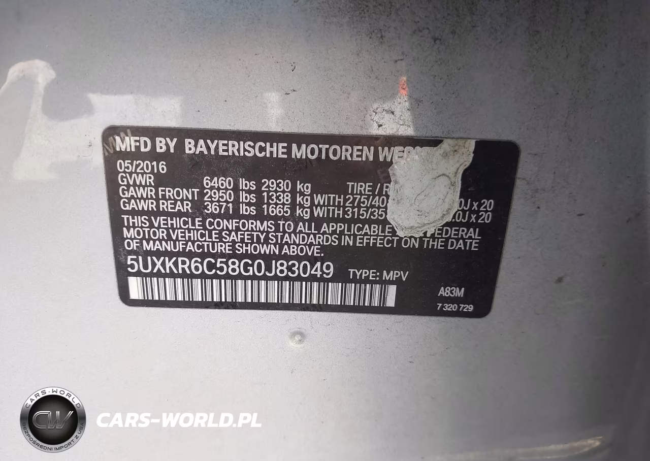 2016 BMW X5 xDrive50I VIN:5UXKR6C58G0J83049 - 9