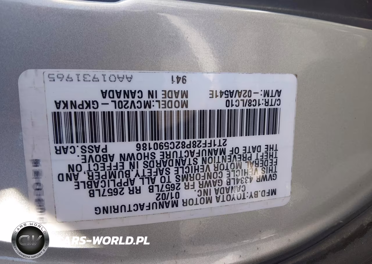 2002 Toyota Camry Solara Sle V6 VIN:2T1FF28P82C590186 - 9
