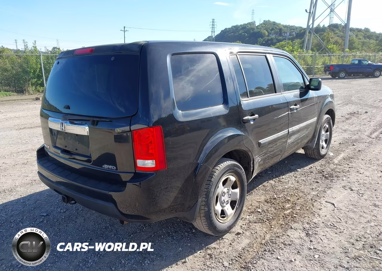 2011 Honda Pilot Lx VIN:5FNYF4H26BB061419 - 4