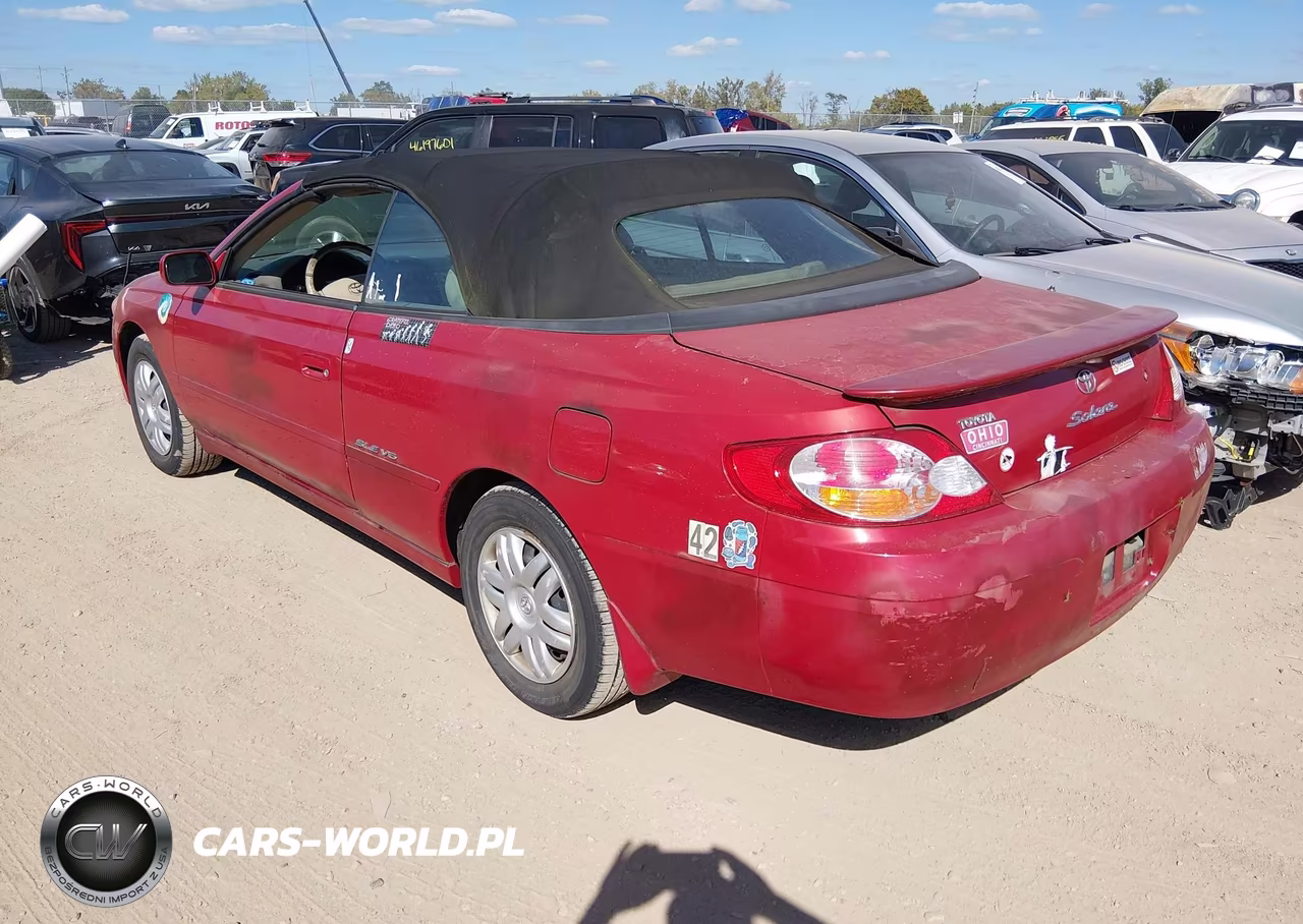 2003 Toyota Camry Solara Sle V6 VIN:2T1FF28P13C607489 - 3