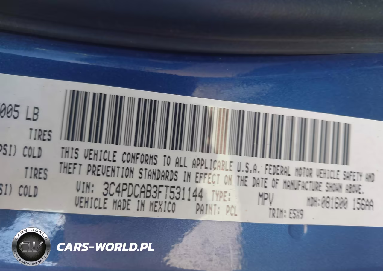2015 Dodge Journey American Value Pkg VIN:3C4PDCAB3FT531144 - 9