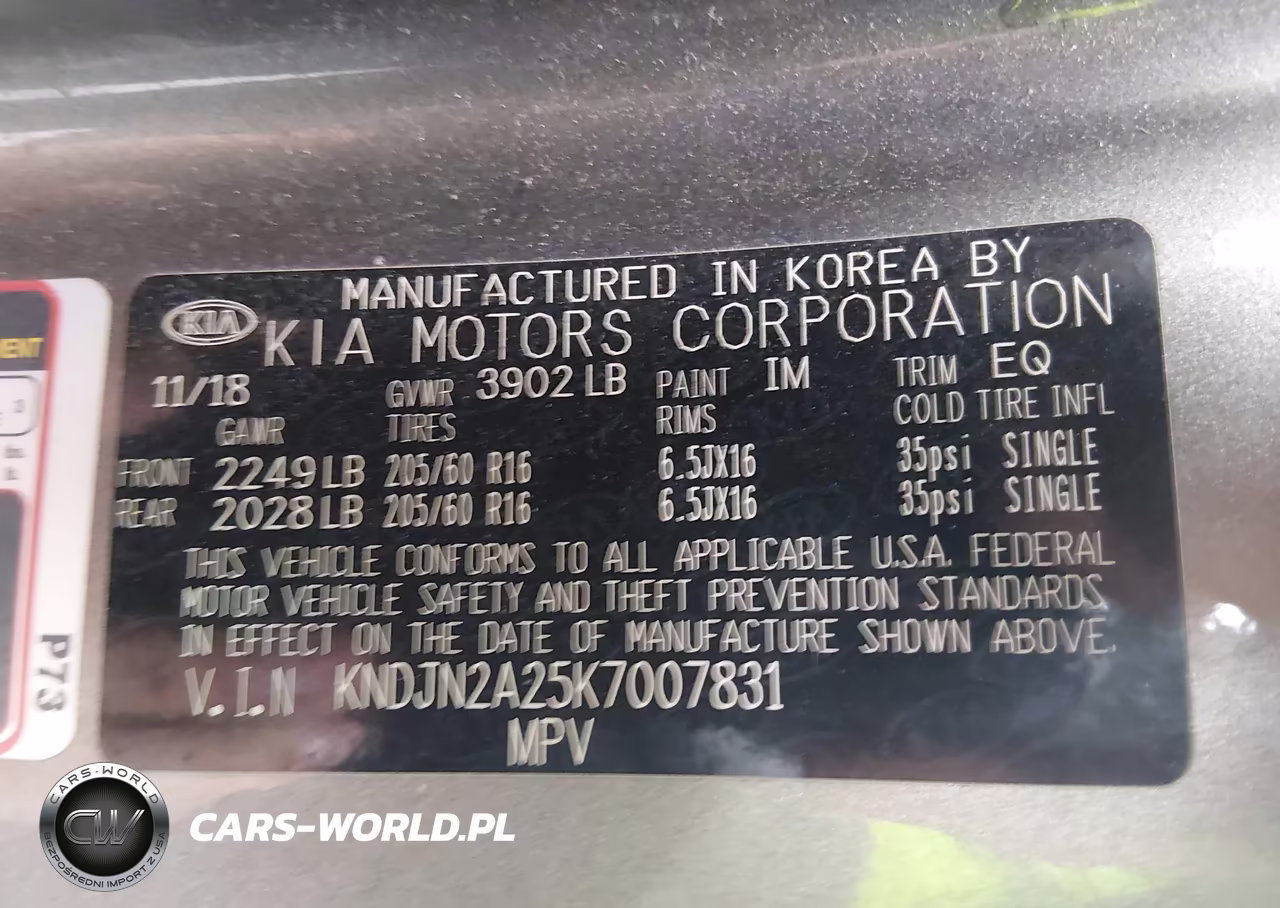 2019 Kia Soul VIN:KNDJN2A25K7007831 - 9