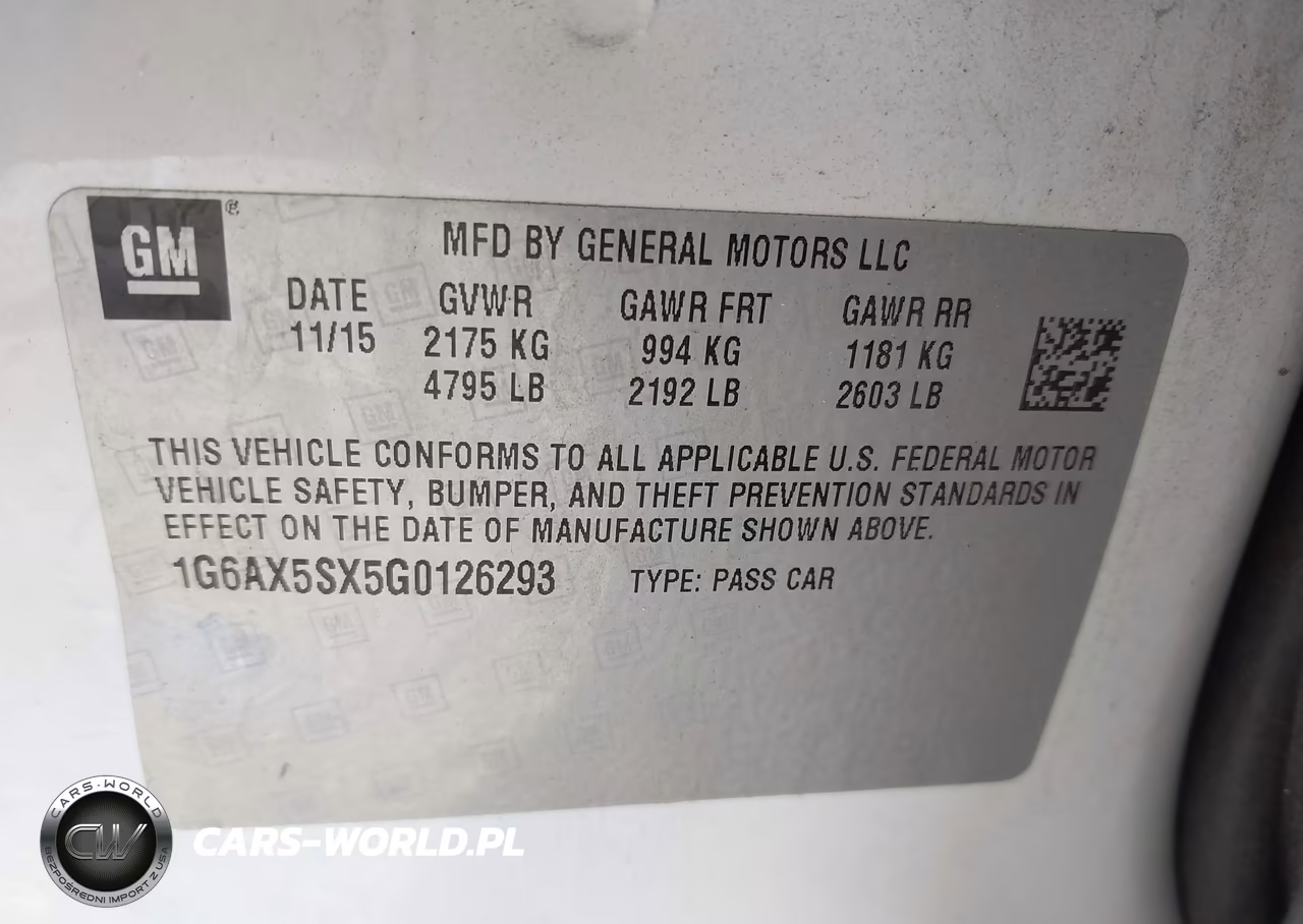2016 Cadillac Cts Luxury Collection VIN:1G6AX5SX5G0126293 - 9