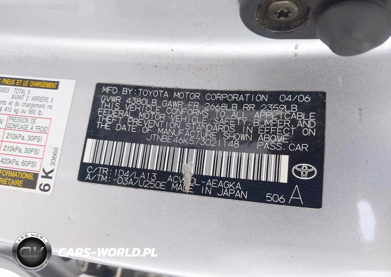 2007 Toyota Camry Xle VIN:JTNBE46K573021148 - 9