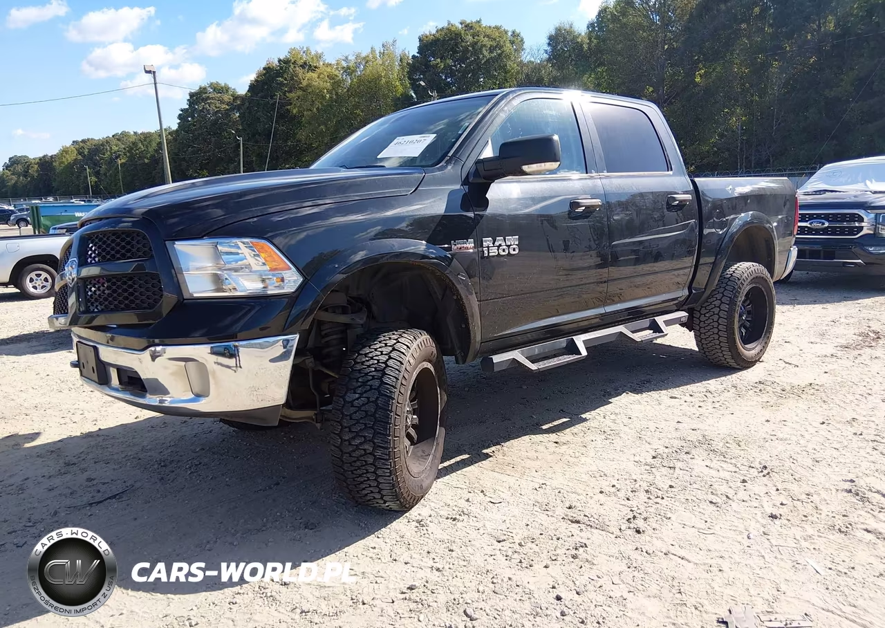2017 Ram 1500 Slt VIN:1C6RR7LT9HS725308 - 2