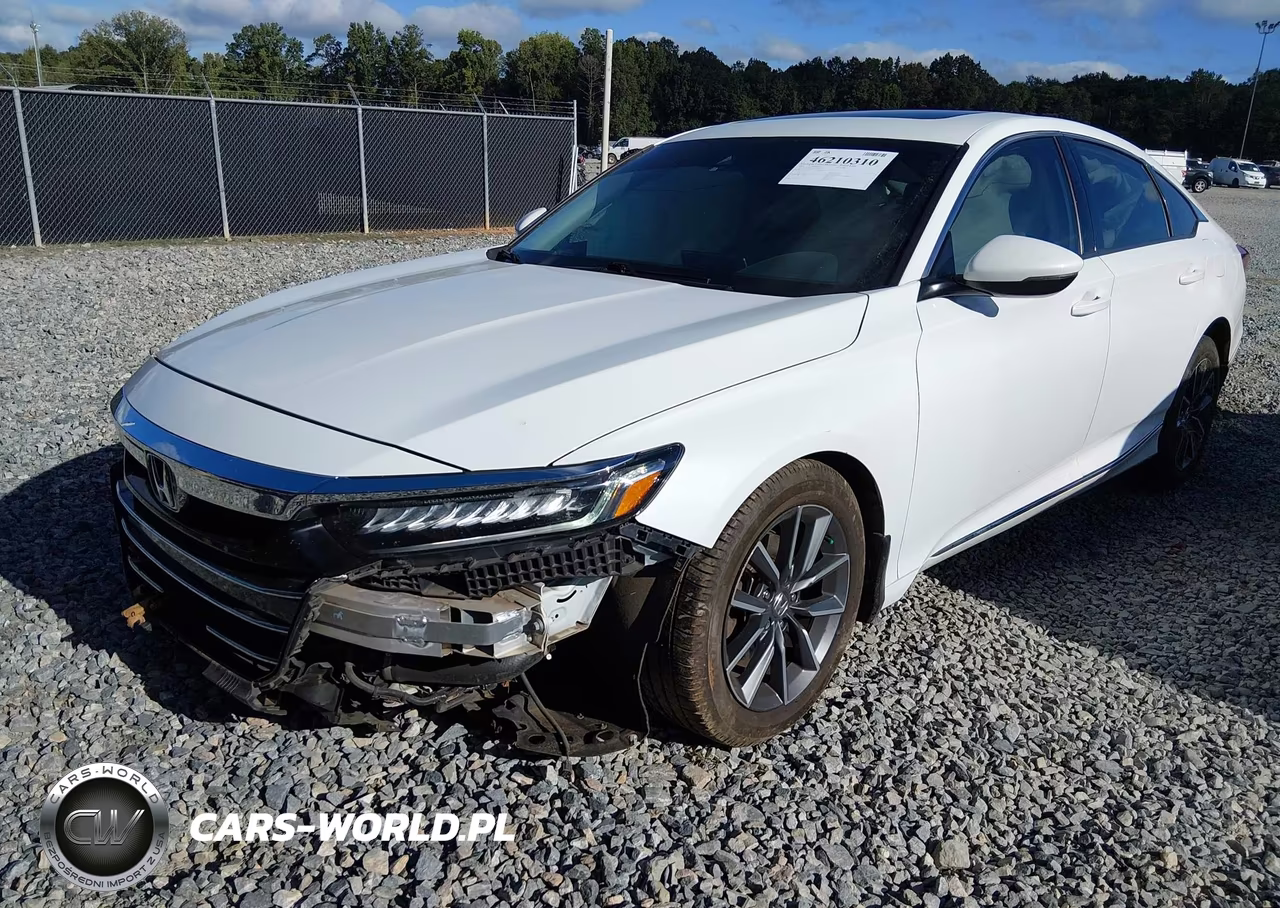 2022 Honda Accord Ex-L VIN:1HGCV1F52NA013780 - 2