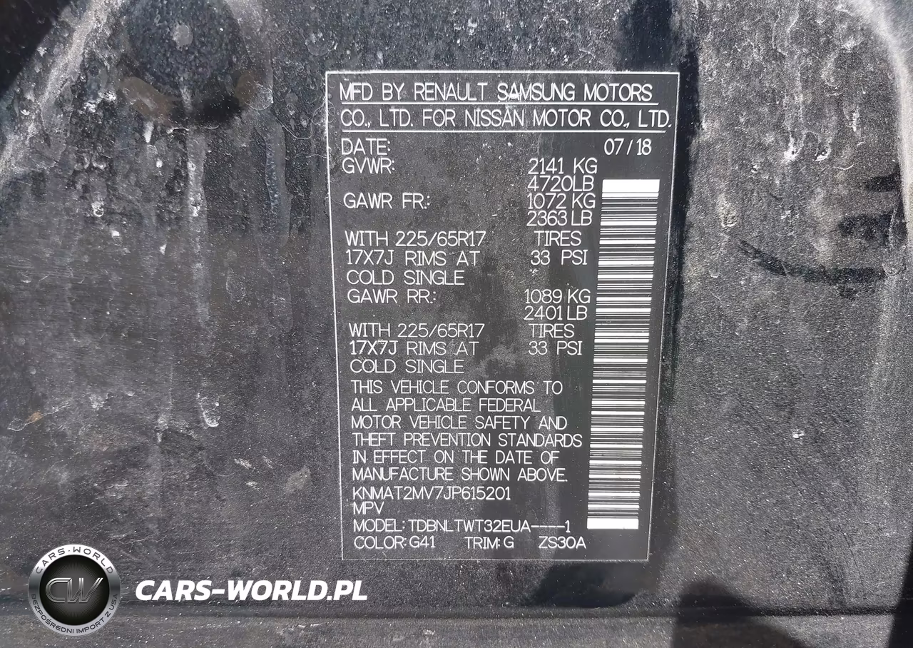 2018 Nissan Rogue Sv VIN:KNMAT2MV7JP615201 - 9