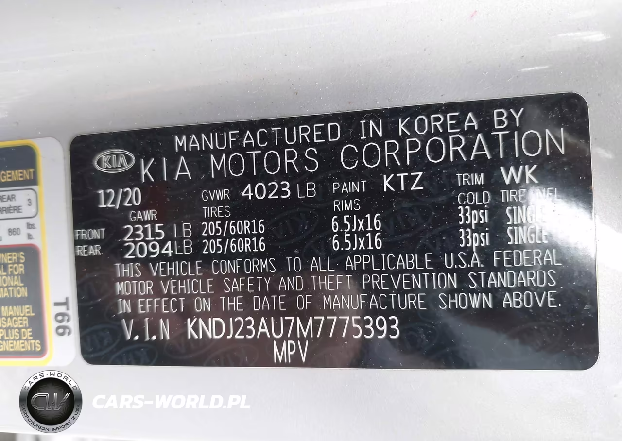 2021 Kia Soul S VIN:KNDJ23AU7M7775393 - 9