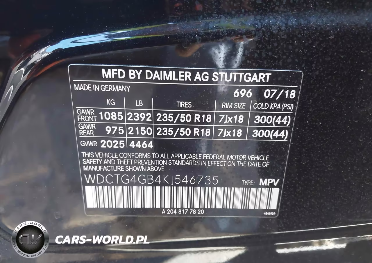 2019 Mercedes-Benz Gla 250 4Matic VIN:WDCTG4GB4KJ546735 - 9
