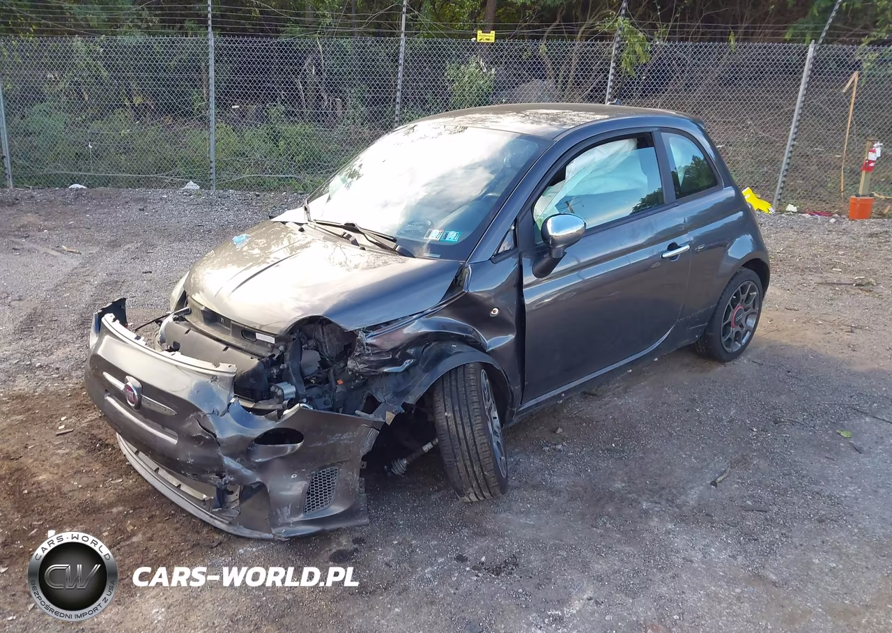 2014 Fiat 500 Turbo VIN:3C3CFFHH9ET190436 - 2