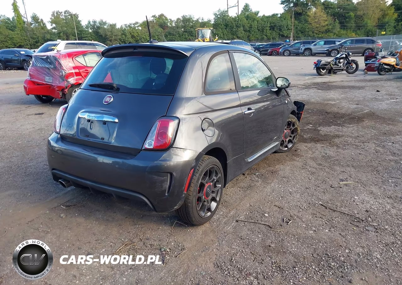 2014 Fiat 500 Turbo VIN:3C3CFFHH9ET190436 - 4
