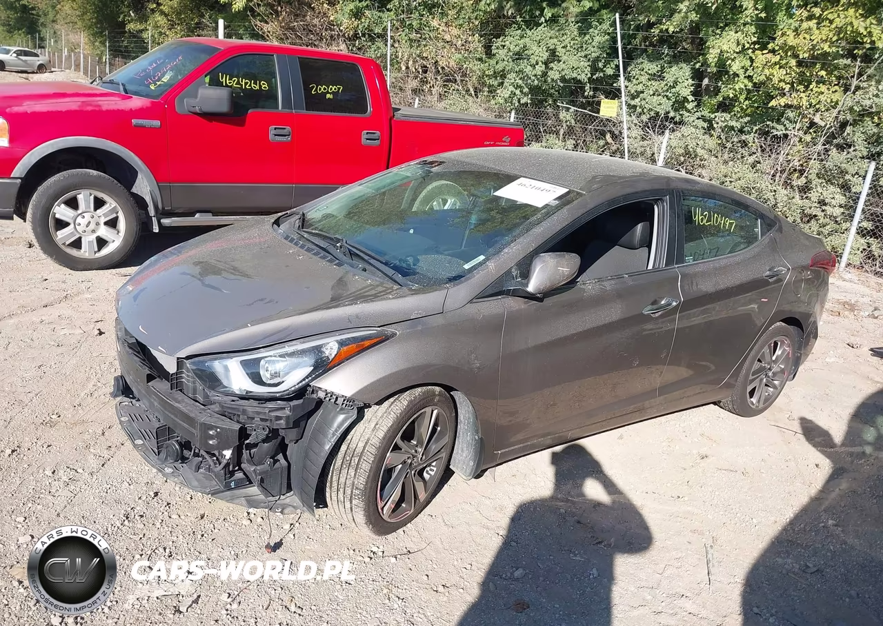 2014 Hyundai Elantra Limited VIN:5NPDH4AE4EH517307 - 2