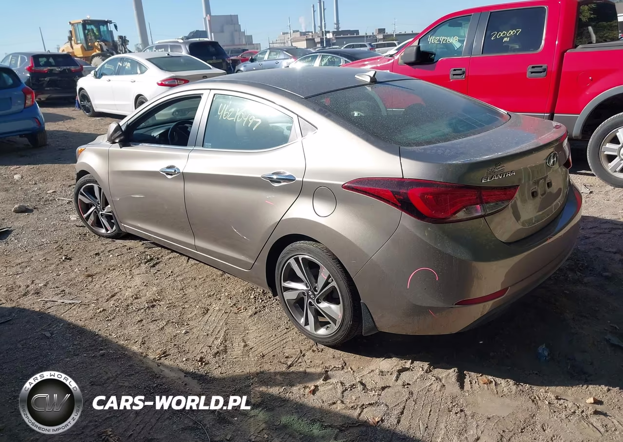 2014 Hyundai Elantra Limited VIN:5NPDH4AE4EH517307 - 3