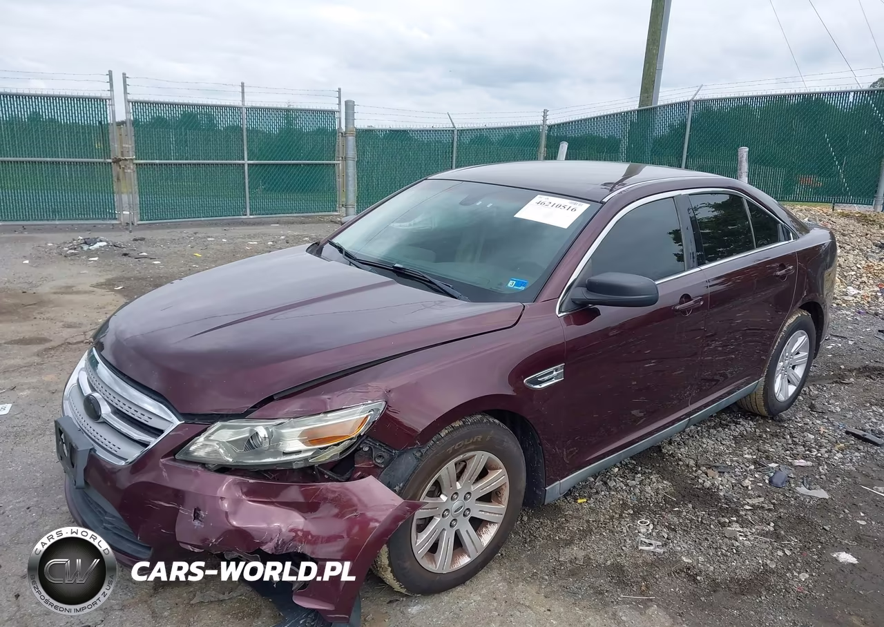 2011 Ford Taurus Se VIN:1FAHP2DW4BG168989 - 2
