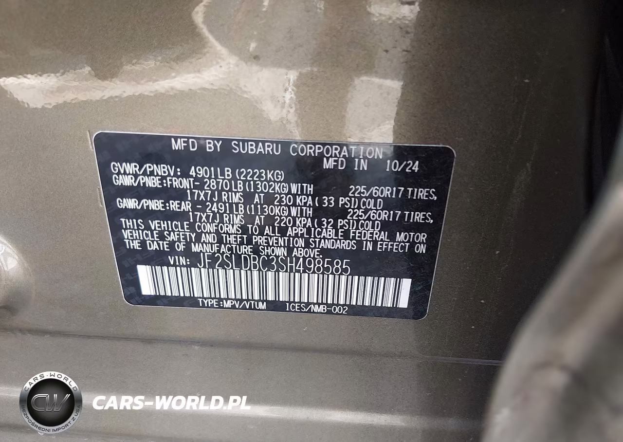 2025 Subaru Forester Premium VIN:JF2SLDBC3SH498585 - 9