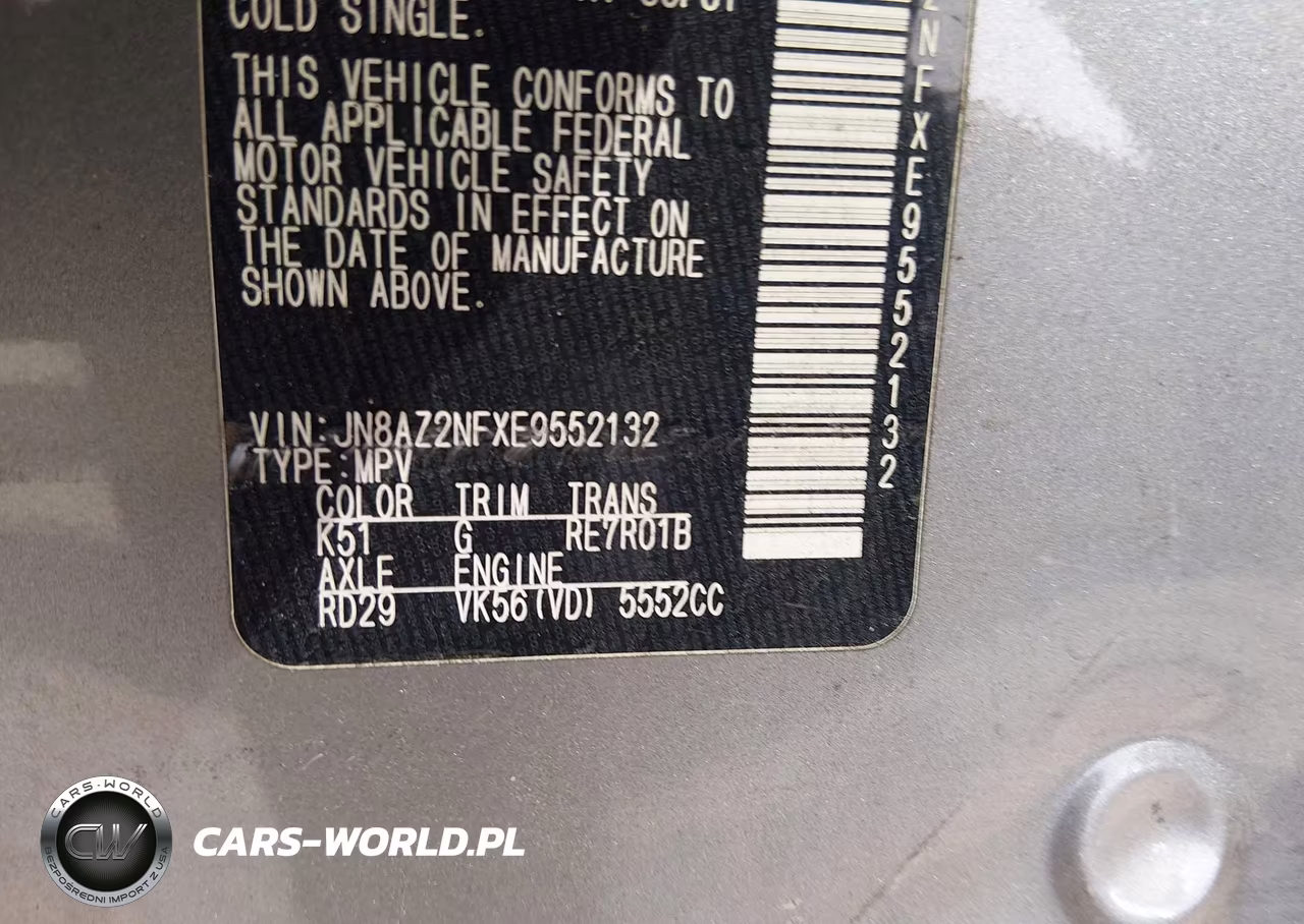 2014 Infiniti Qx80 VIN:JN8AZ2NFXE9552132 - 9