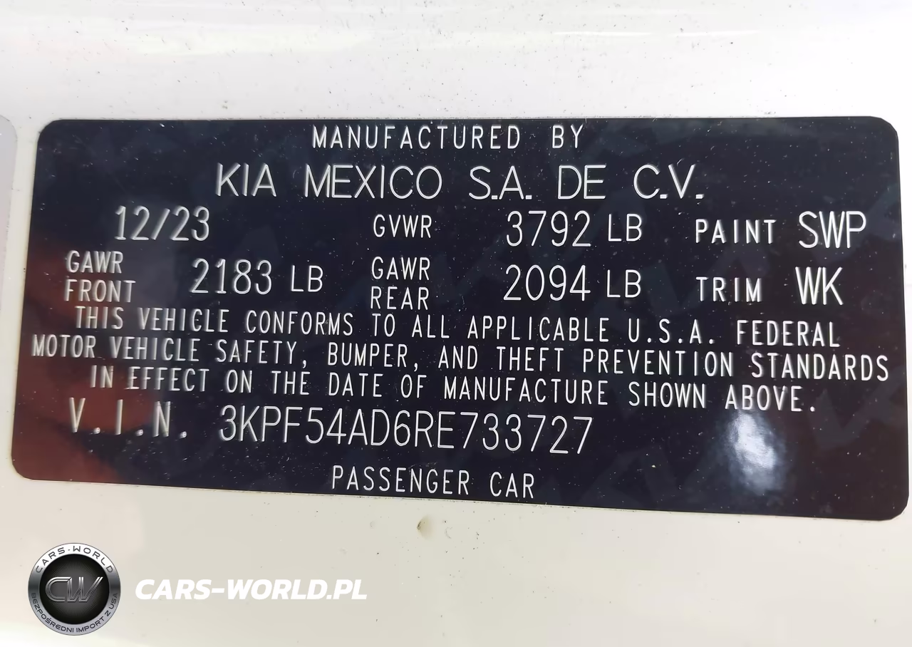 2024 Kia Forte Gt-Line VIN:3KPF54AD6RE733727 - 9