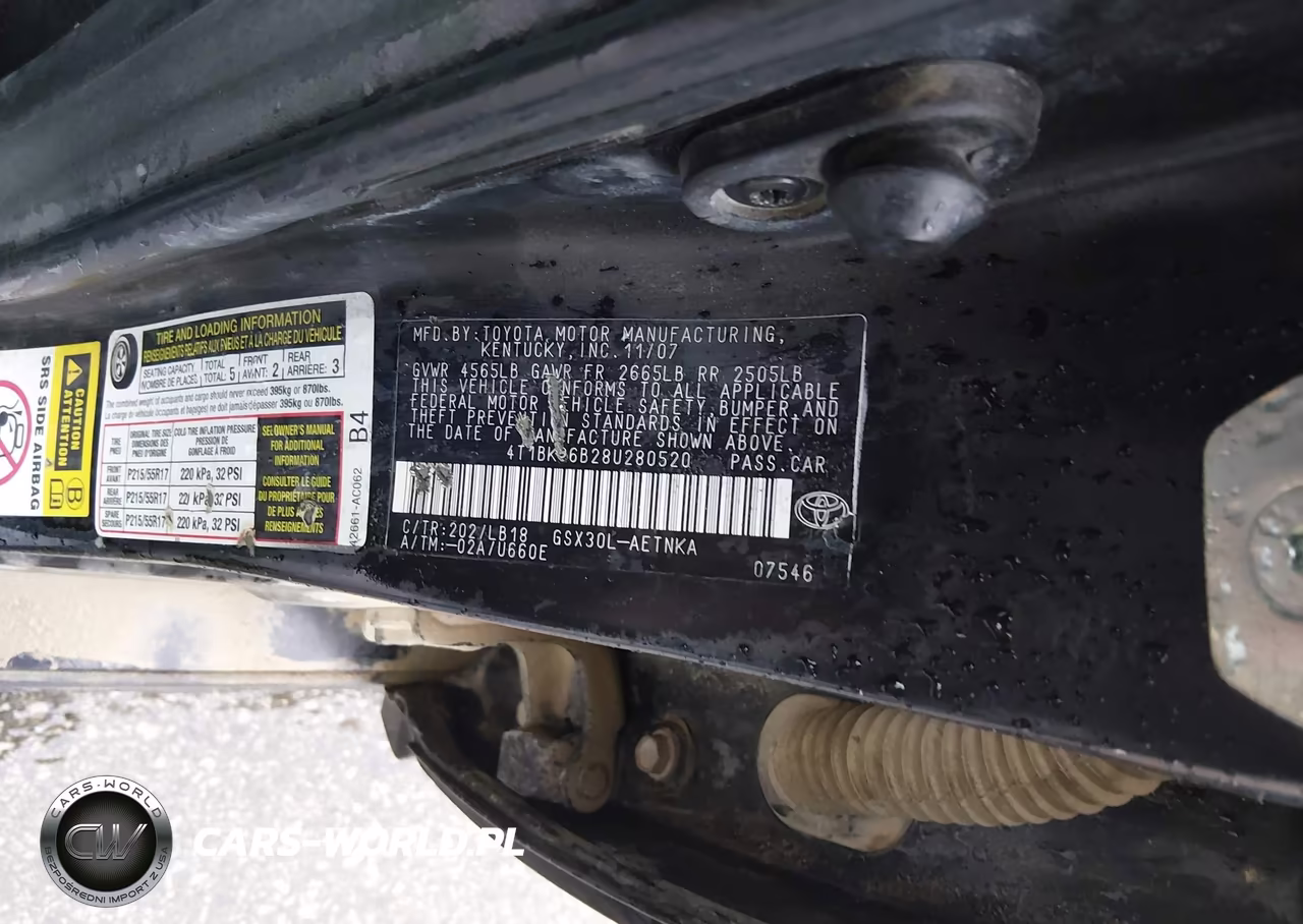 2008 Toyota Avalon Touring VIN:4T1BK36B28U280520 - 9