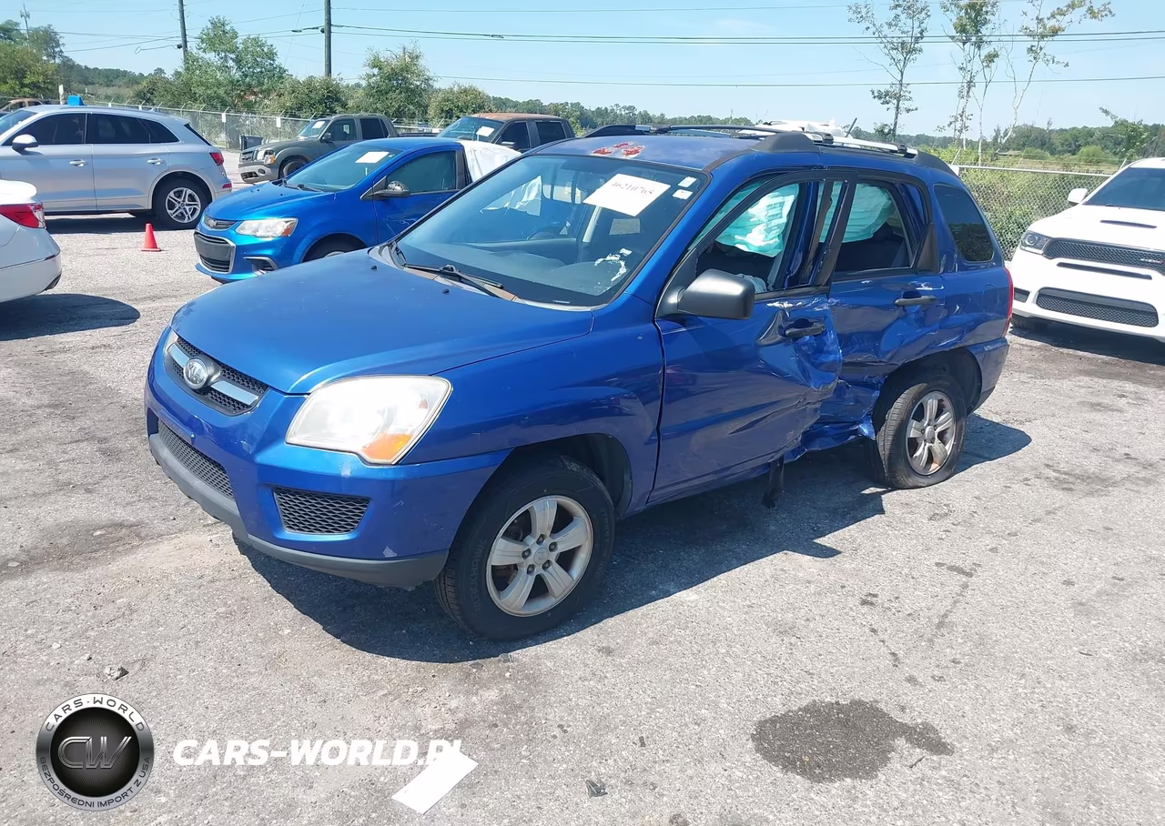 2010 Kia Sportage Lx VIN:KNDKG3A42A7716821 - 2