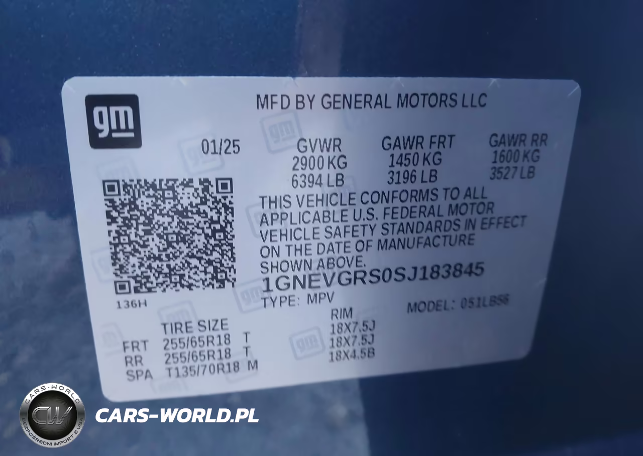 2025 Chevrolet Traverse Awd Lt VIN:1GNEVGRS0SJ183845 - 9