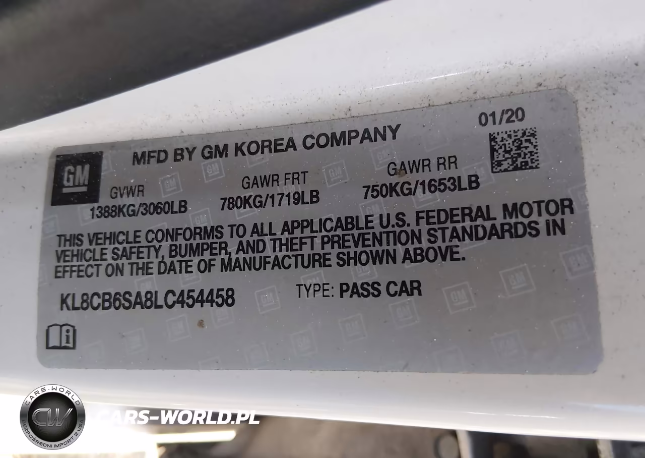 2020 Chevrolet Spark Fwd Ls Automatic VIN:KL8CB6SA8LC454458 - 9