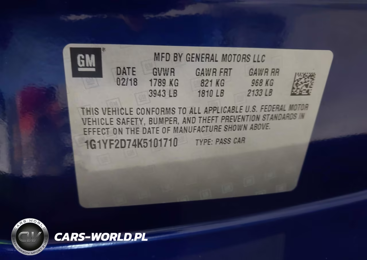2019 Chevrolet Corvette Stingray VIN:1G1YF2D74K5101710 - 9