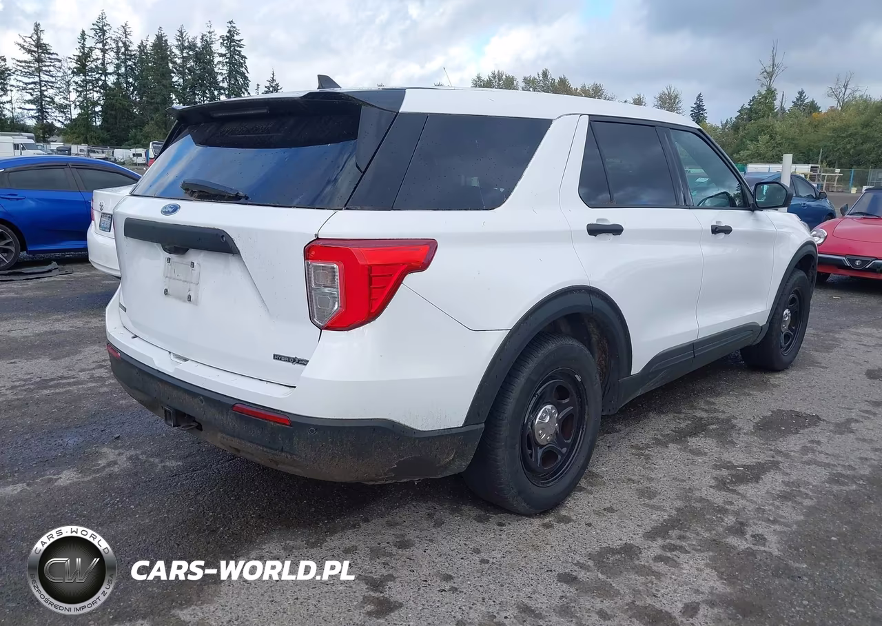 2021 Ford Police Interceptor Utility VIN:1FM5K8AW2MNA20224 - 4