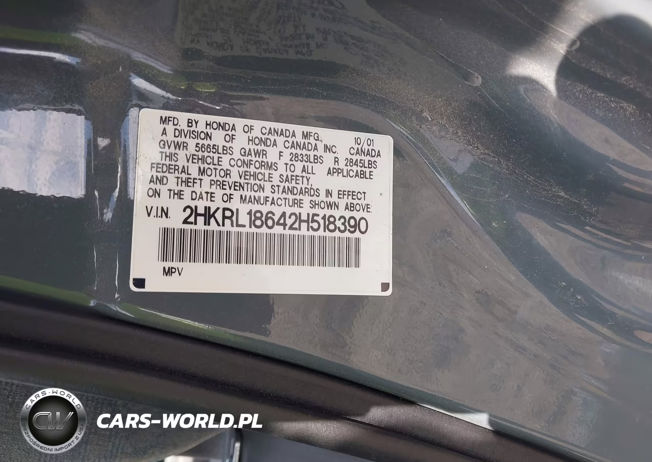 2002 Honda Odyssey Ex VIN:2HKRL18642H518390 - 9