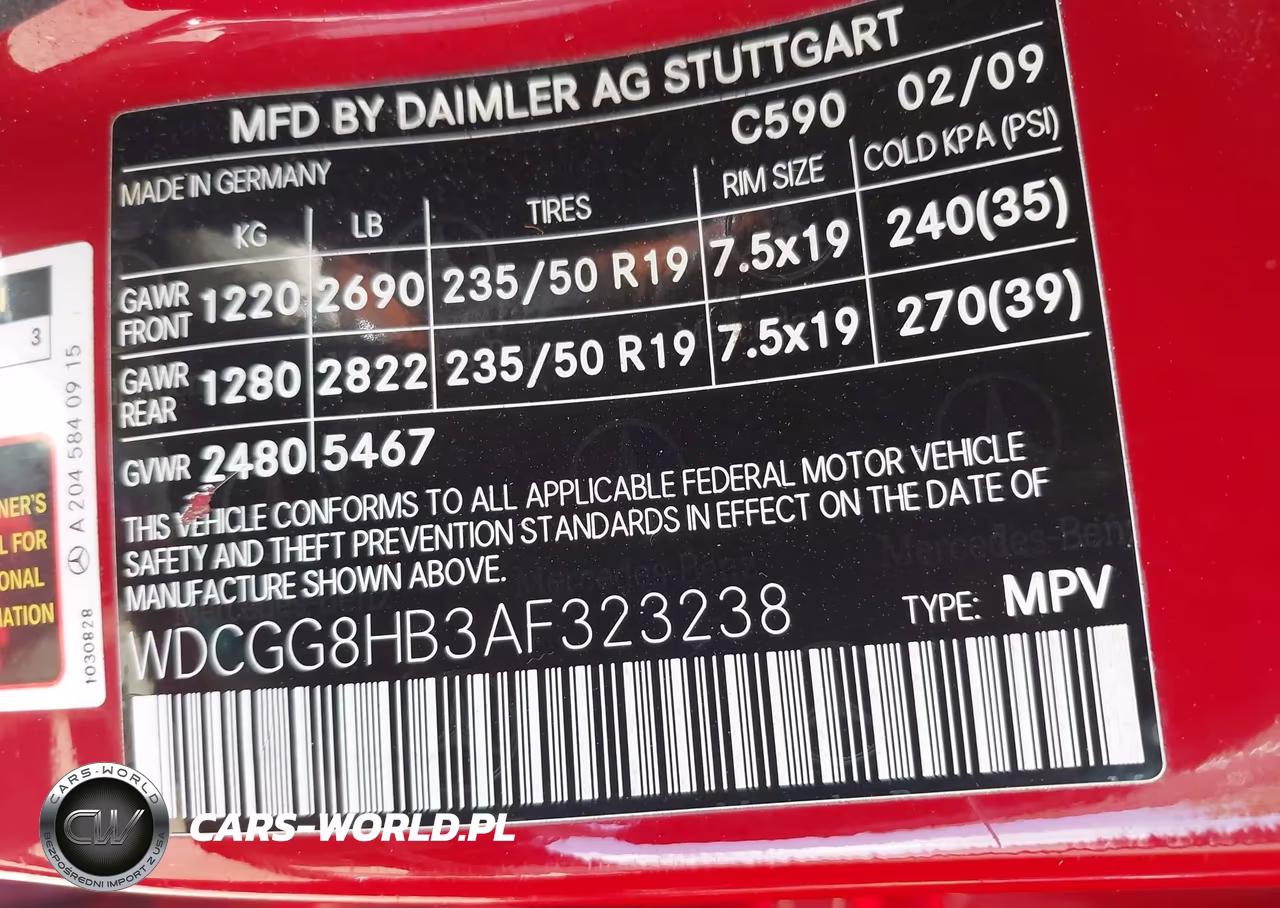 2010 Mercedes-Benz Glk 350 4Matic VIN:WDCGG8HB3AF323238 - 9