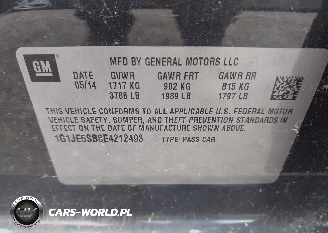 2014 Chevrolet Sonic Ltz Auto VIN:1G1JE5SB8E4212493 - 9