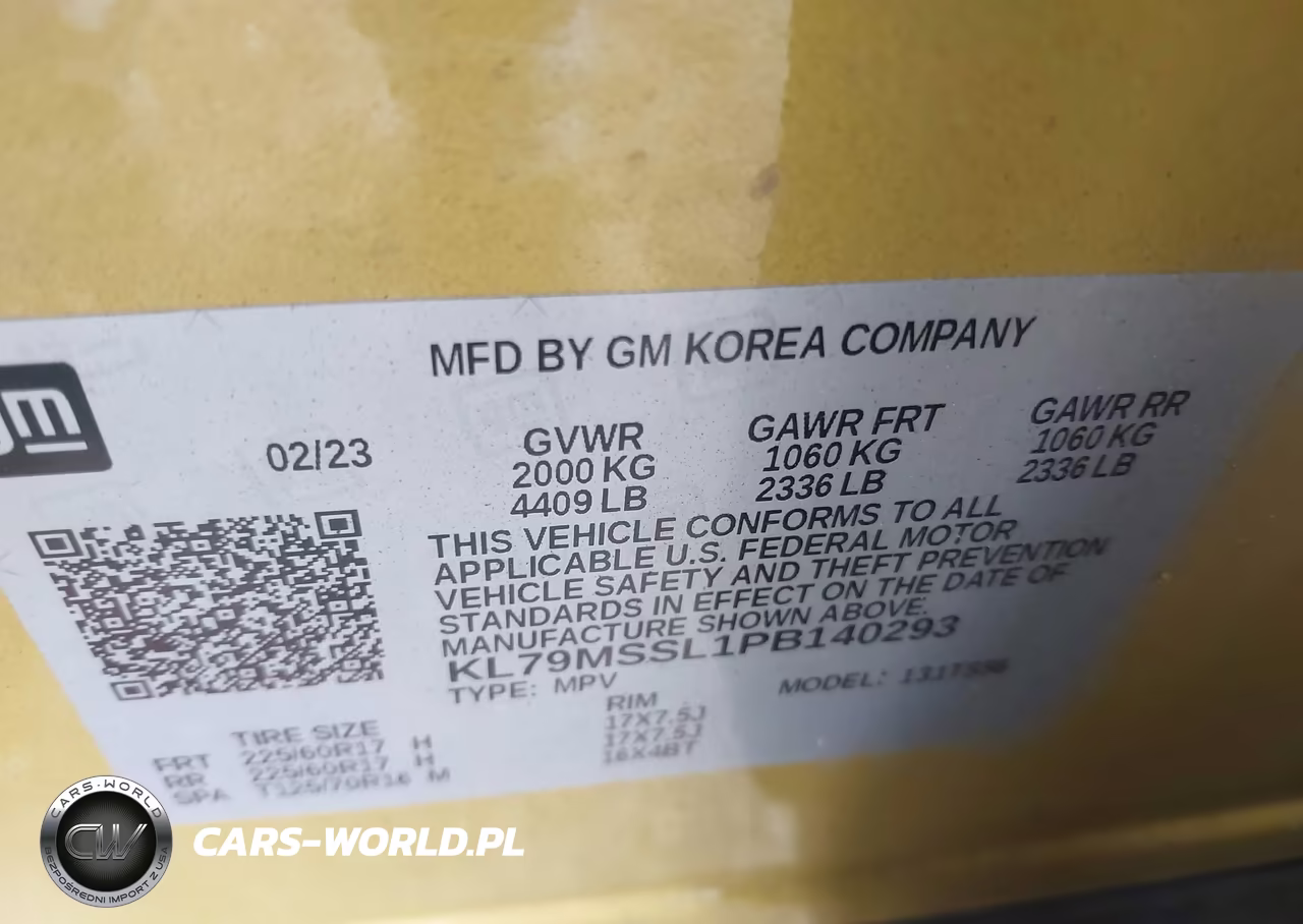 2023 Chevrolet Trailblazer Awd Activ VIN:KL79MSSL1PB140293 - 9